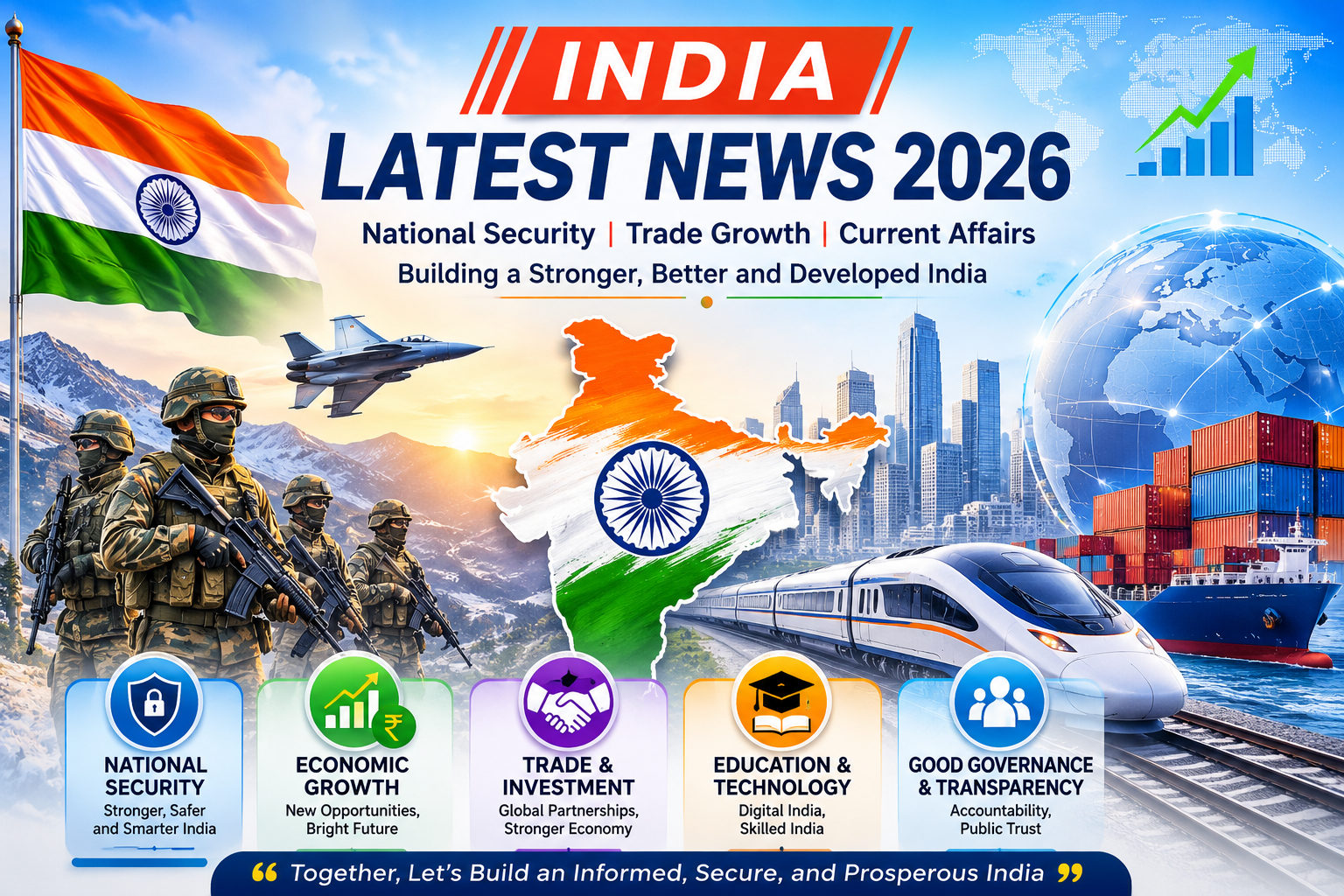 India's Latest News: National Security, Trade Growth, and Recent Developments in 2026